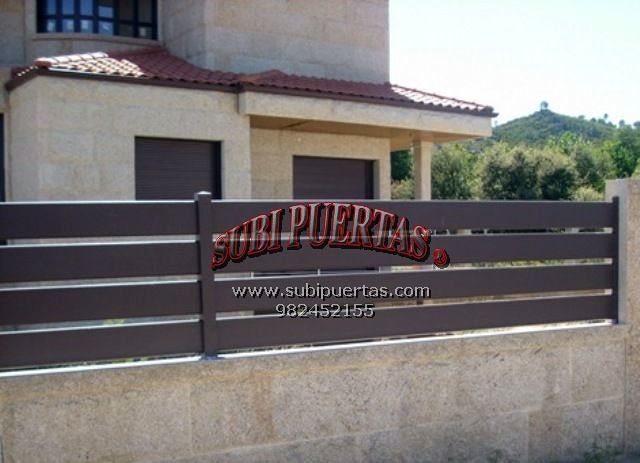 cierre aluminio soldado