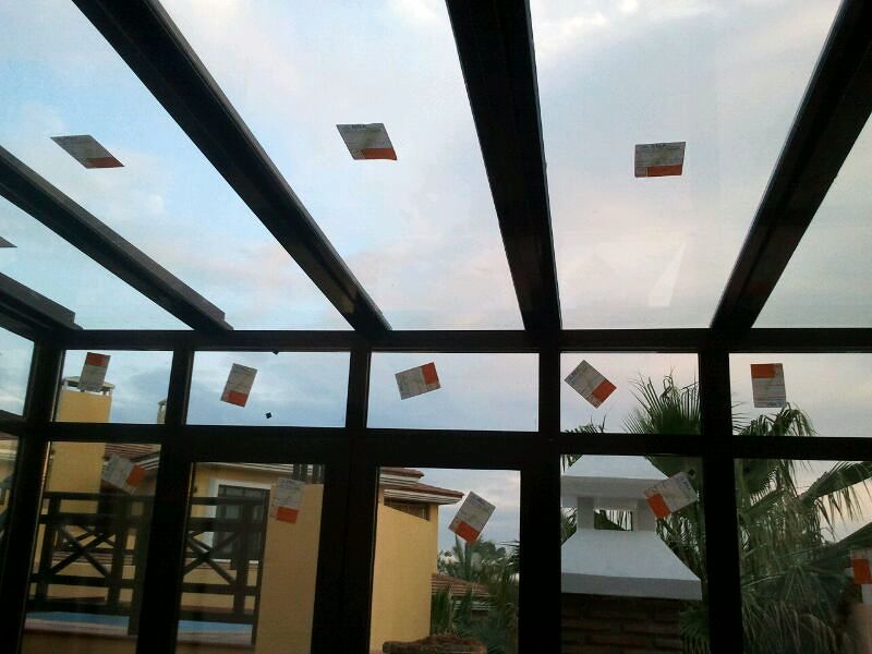 cierre con techo de cristal vista interior2