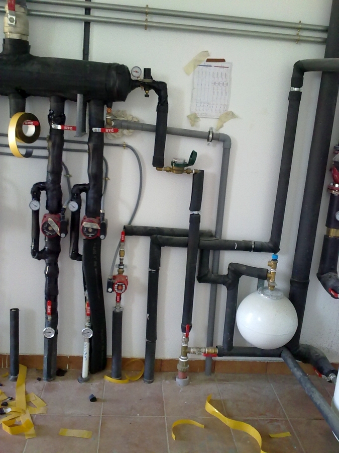 circuito de agua caliente