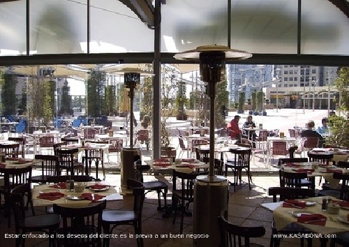 Clientes que vuelven a su terraza