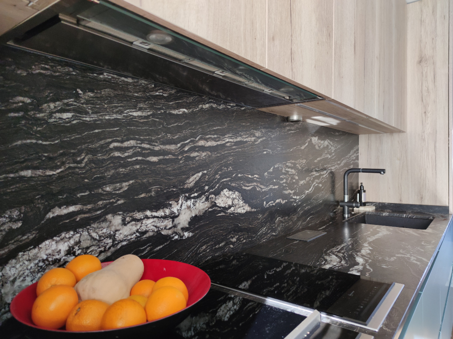 Detalle encimera de la cocina