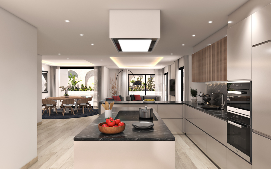 REFORMA DE COCINA Y SALÓN EN CALA DE MIJAS