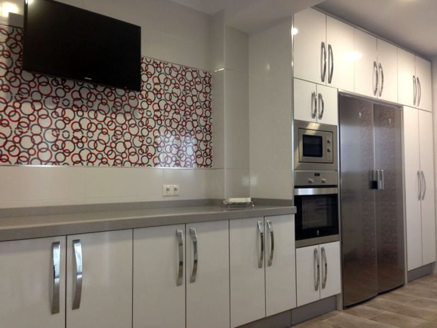 Cocina blanco alto brillo