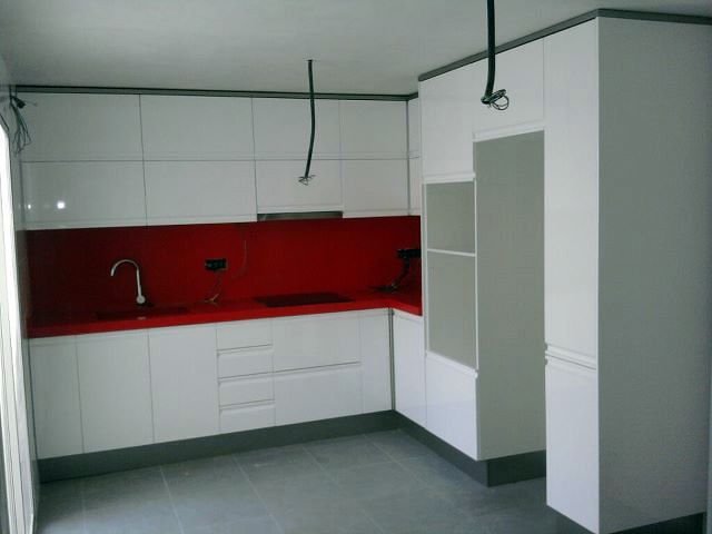 Cocina blanco brillo