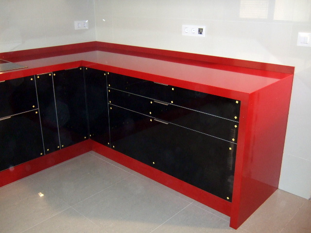 COCINA COMPAC ROJO PASSION