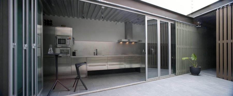 Cocina de Acero inoxidable