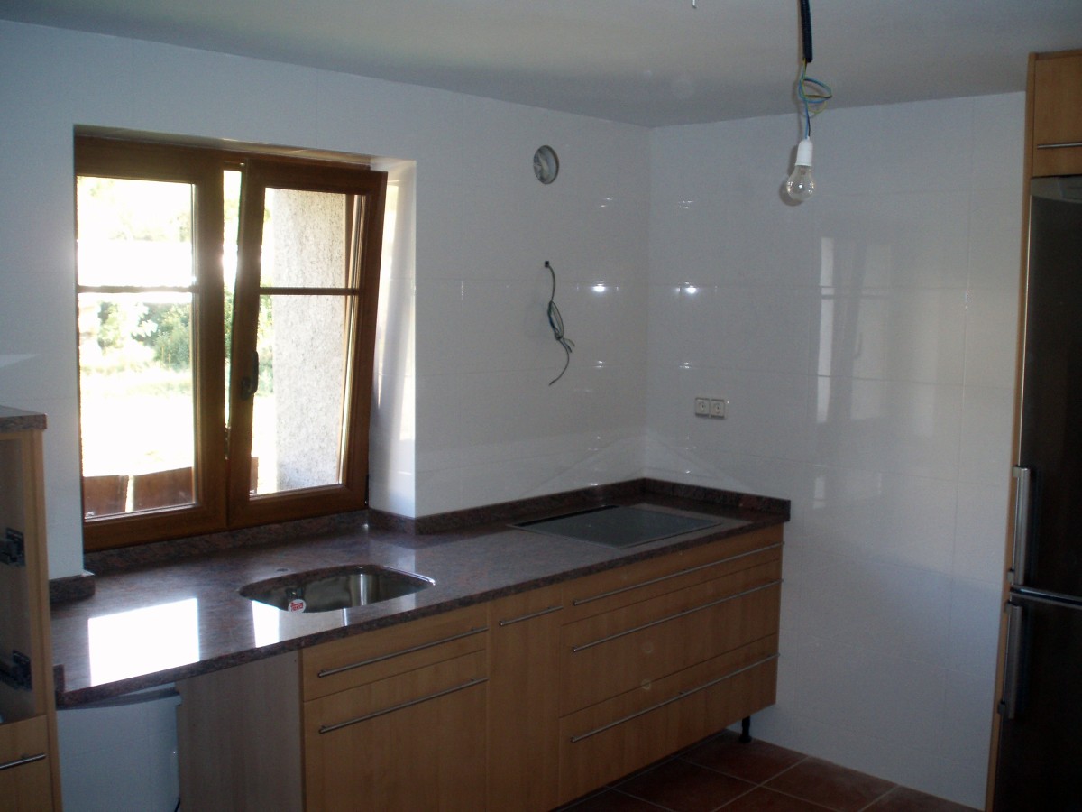 cocina en casa de pueblo