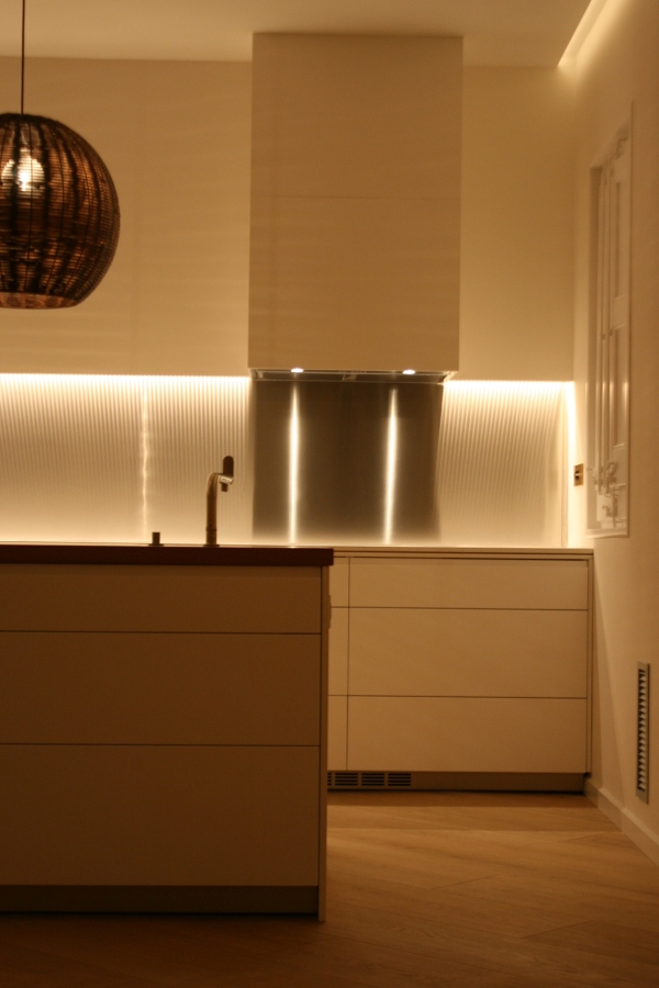 Cocina en edificio catalogado.