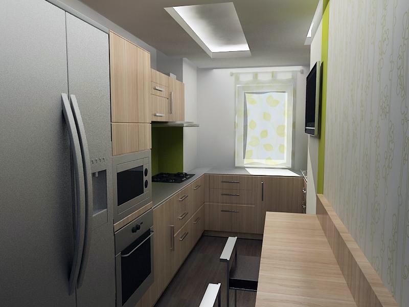 cocina en espacio reducido