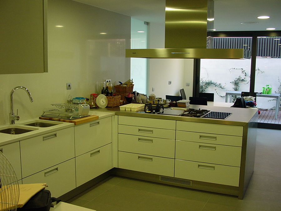 Cocina en un casa de la zona alta de Barcelona