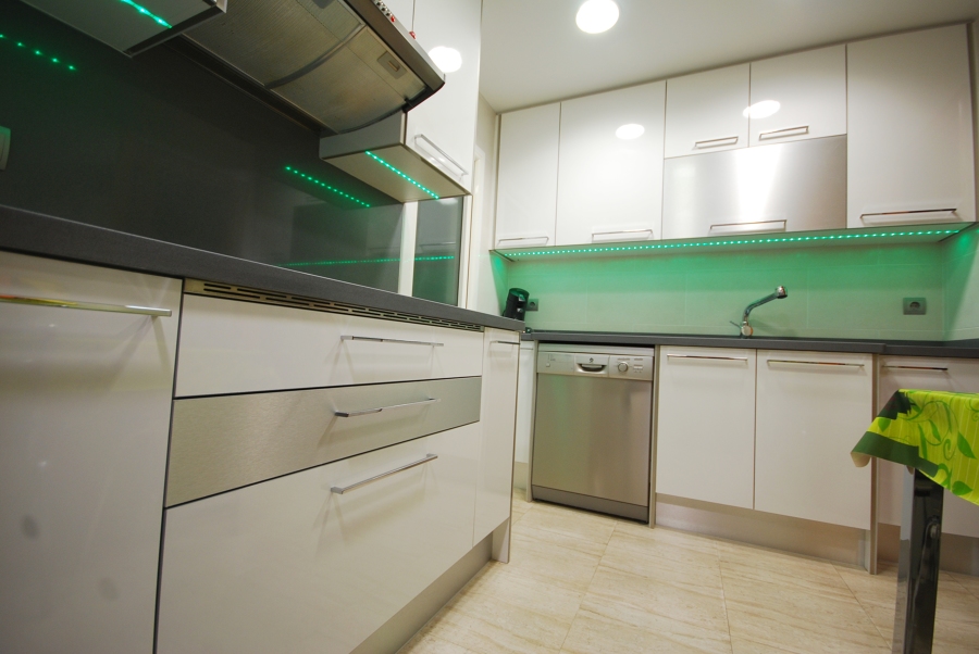 Cocina con led