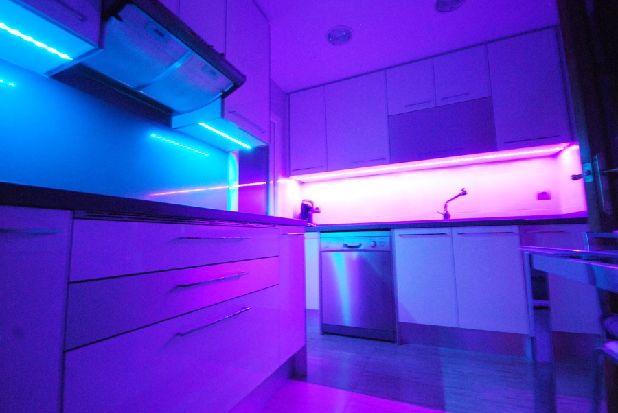 Cocina con led 2