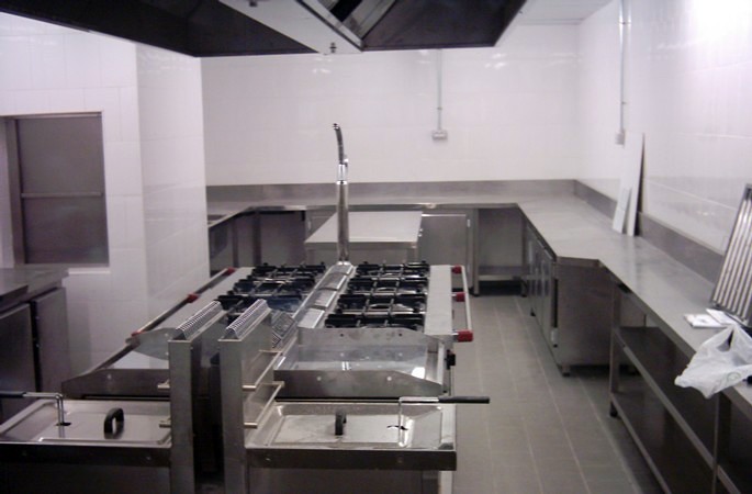Cocina industrial.