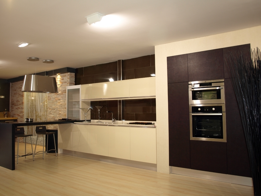 COCINA JOSMAN DE CRISTAL COLOR VAINILLA