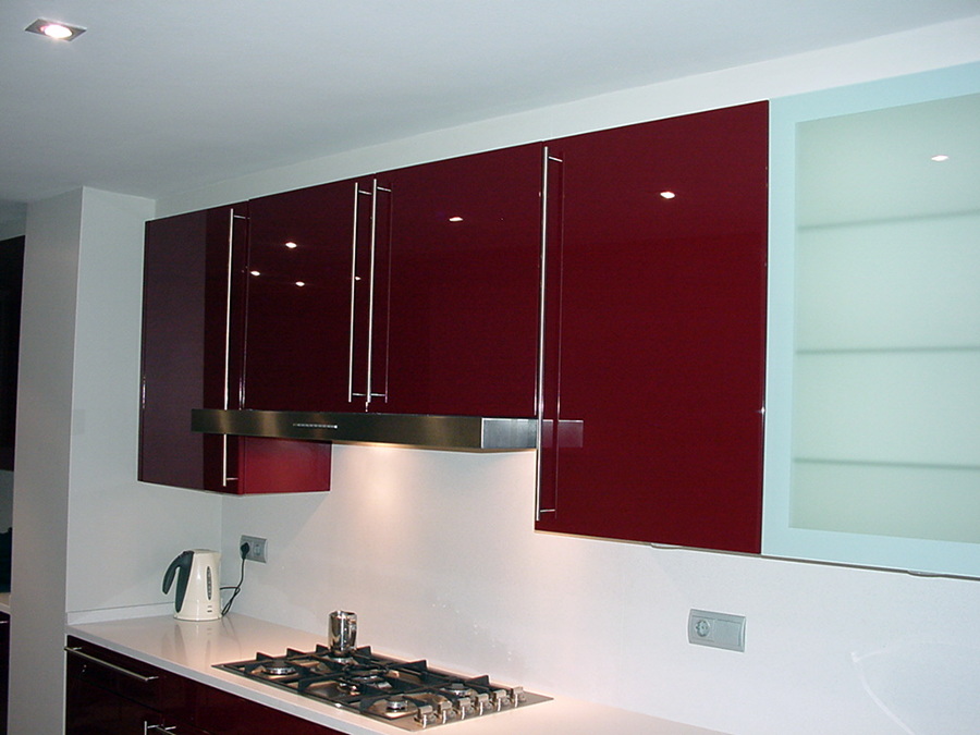 Cocina lacada alto brillo