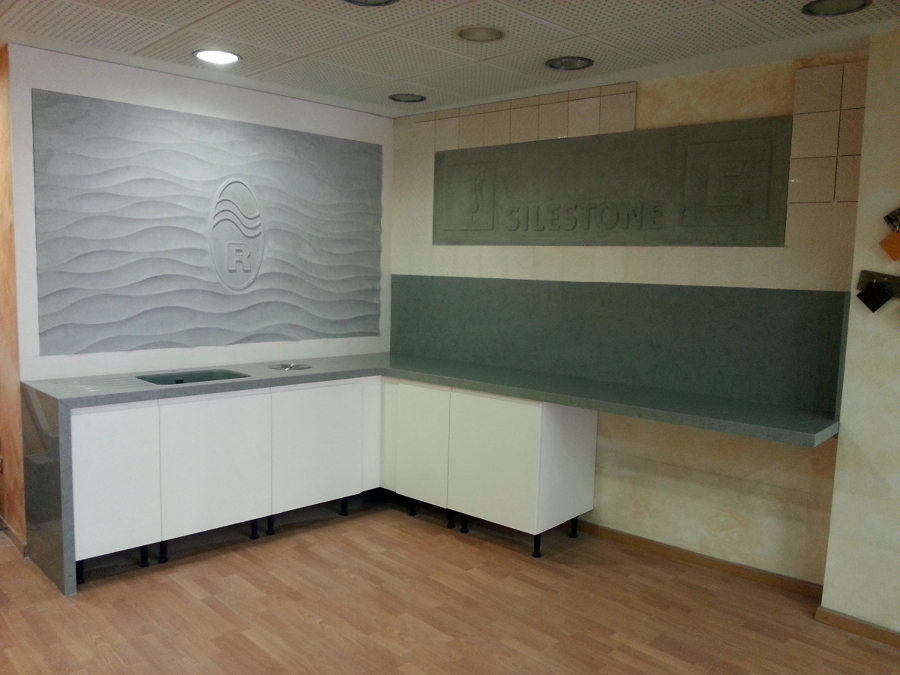 cocina para exposición de estudio rocabella