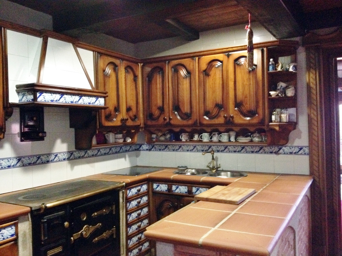 Cocina rústica