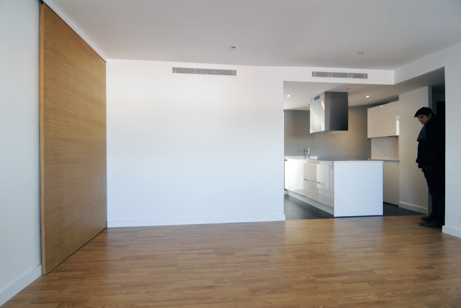 Cocina semi integrada