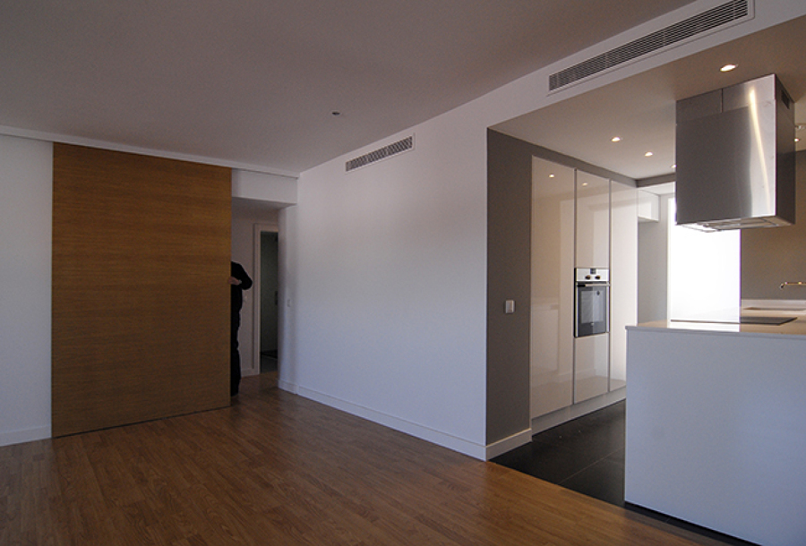 Cocina semi integrada