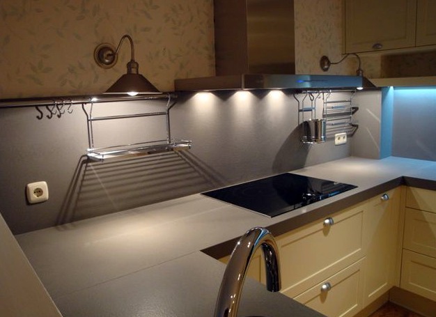 Cocina Silestone Expo Volcano