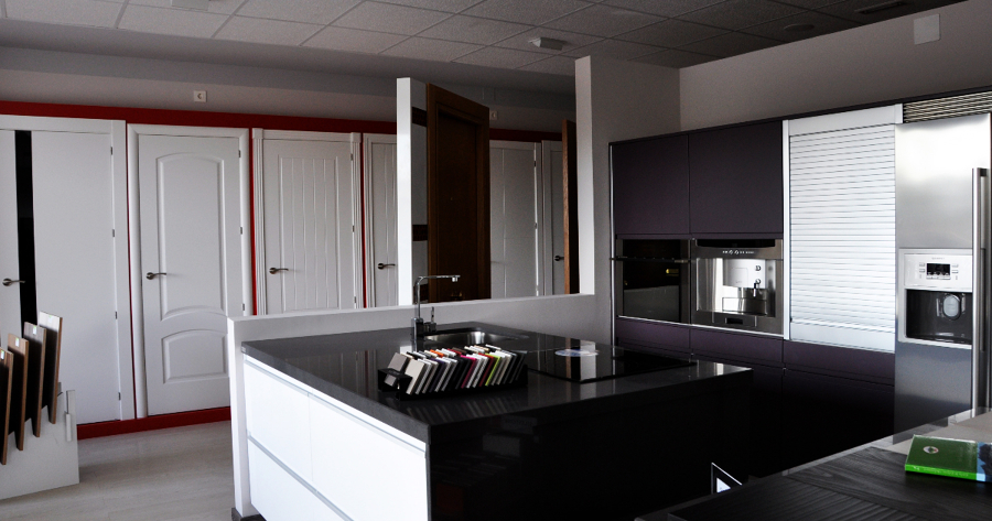 Exposición Cocina y carpintería madera