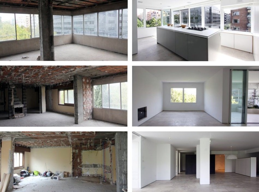 Cocina y salon