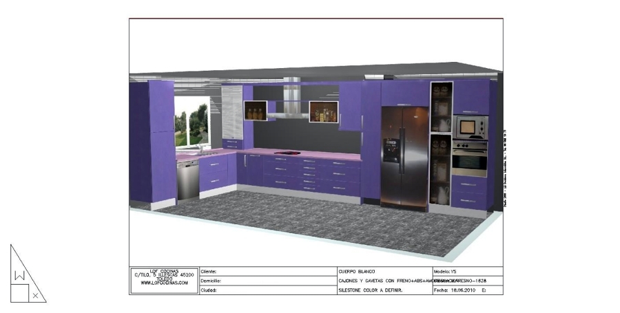 COCINAS DE LUXE - TERMINACION CRISTAL