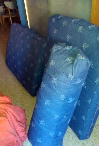 Cojines de sofá clasico.