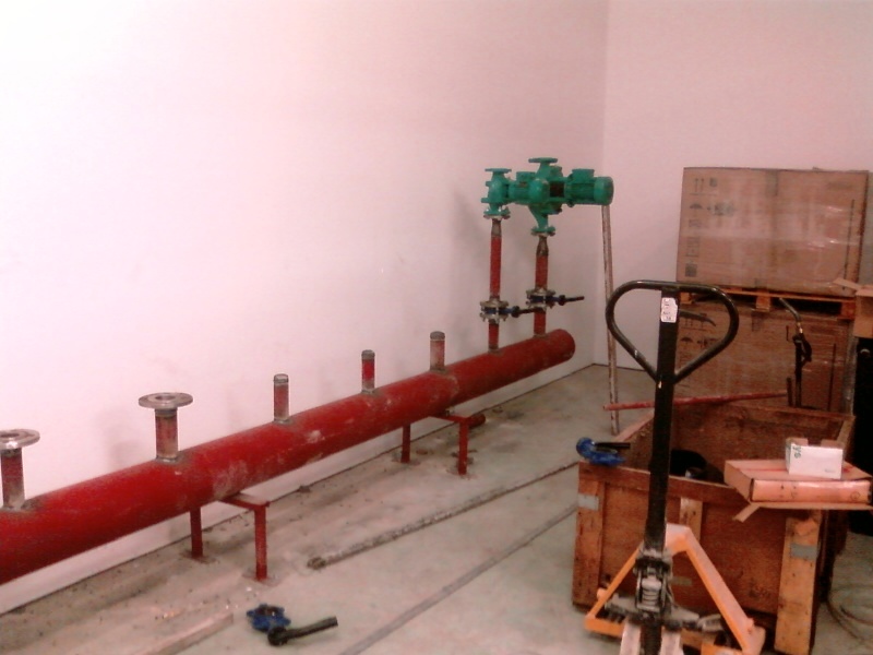 Colector de calefaccion central