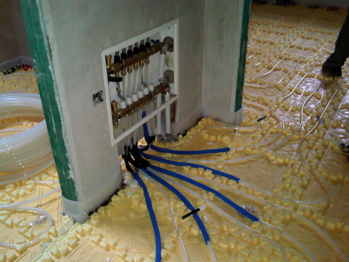 Colector suelo radiante