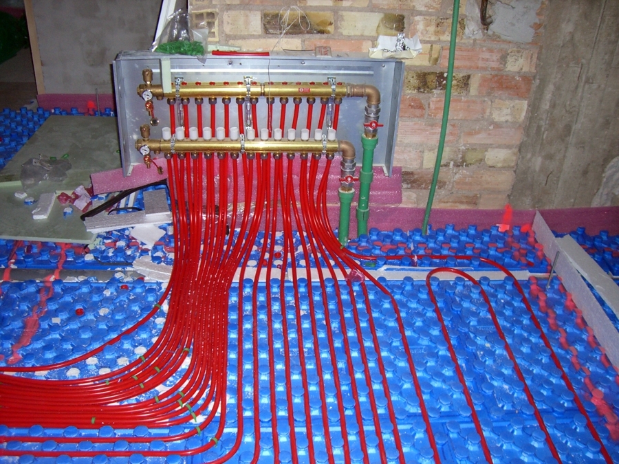 colector suelo radiante