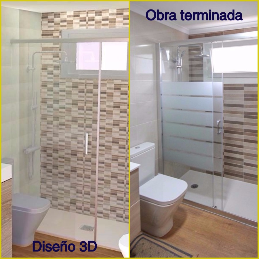 Infografía 3D de baño