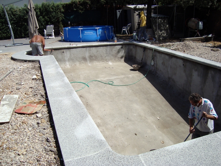 Colocación Albardilla Piscina 