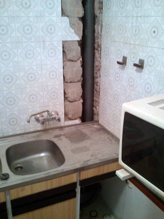 colocacion de bajante comunitario 