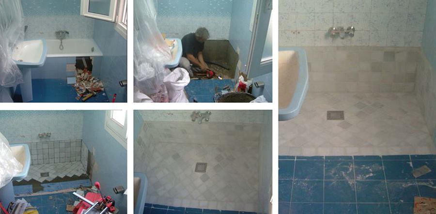 Colocacion de ducha en 1 dias