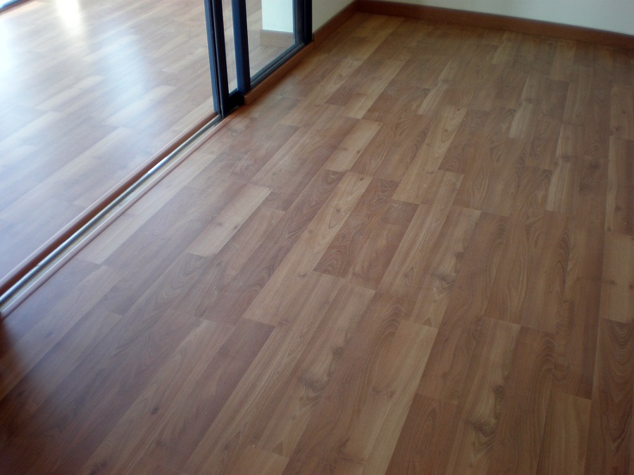 Colocación de parquet en piso