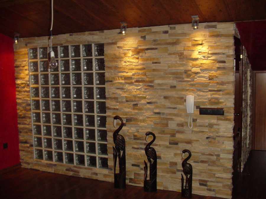 Colocacion de piedra laja