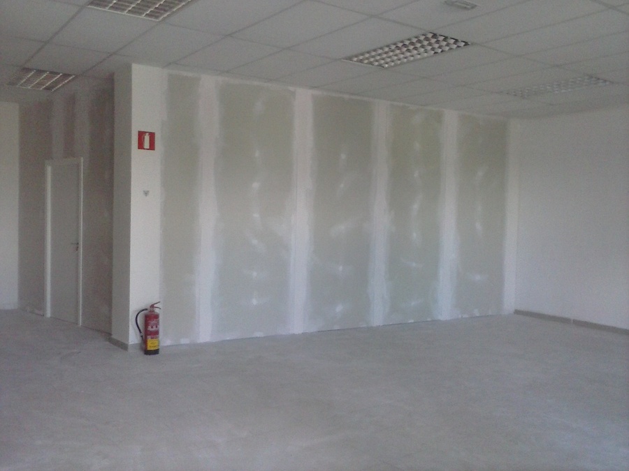 colocacion de placas de carton yeso para hacer tabique