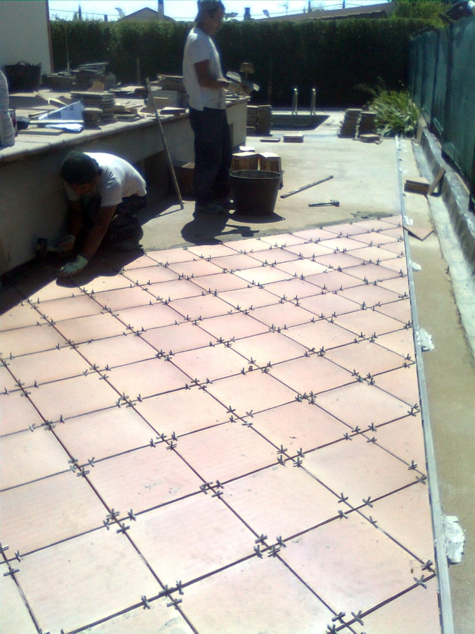 Colocación de plaqueta