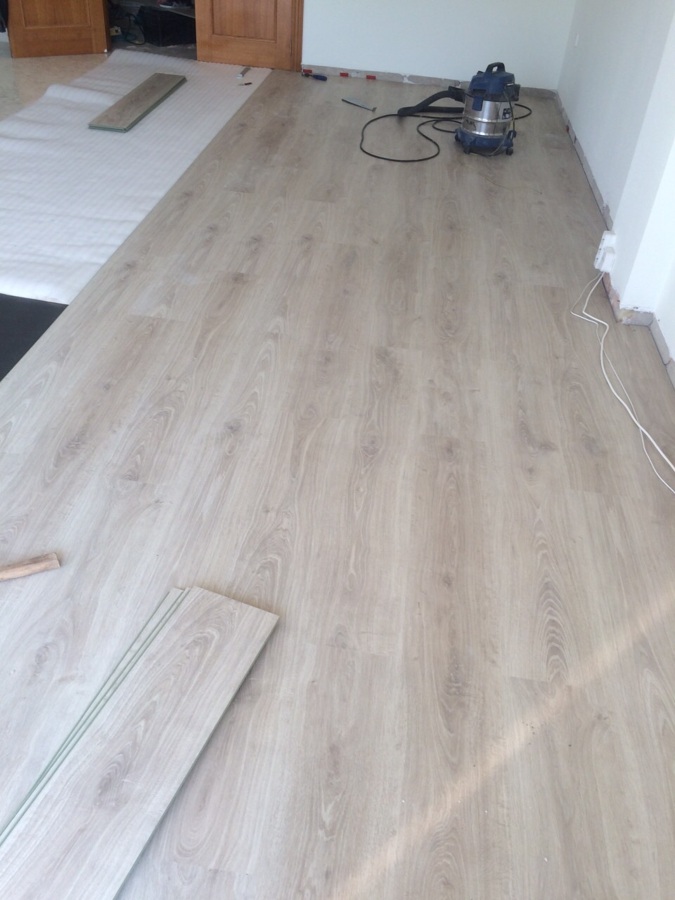 colocacion de tarima flotante