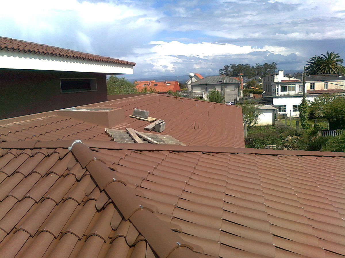 COLOCACION DE TEJA CURVA