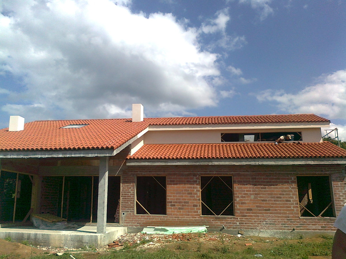 colocacion de teja curva