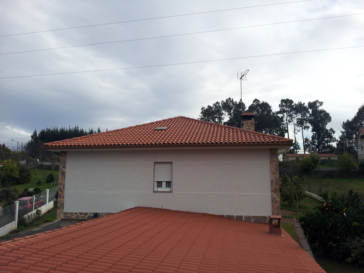 Colocacion de tejado en abegondo