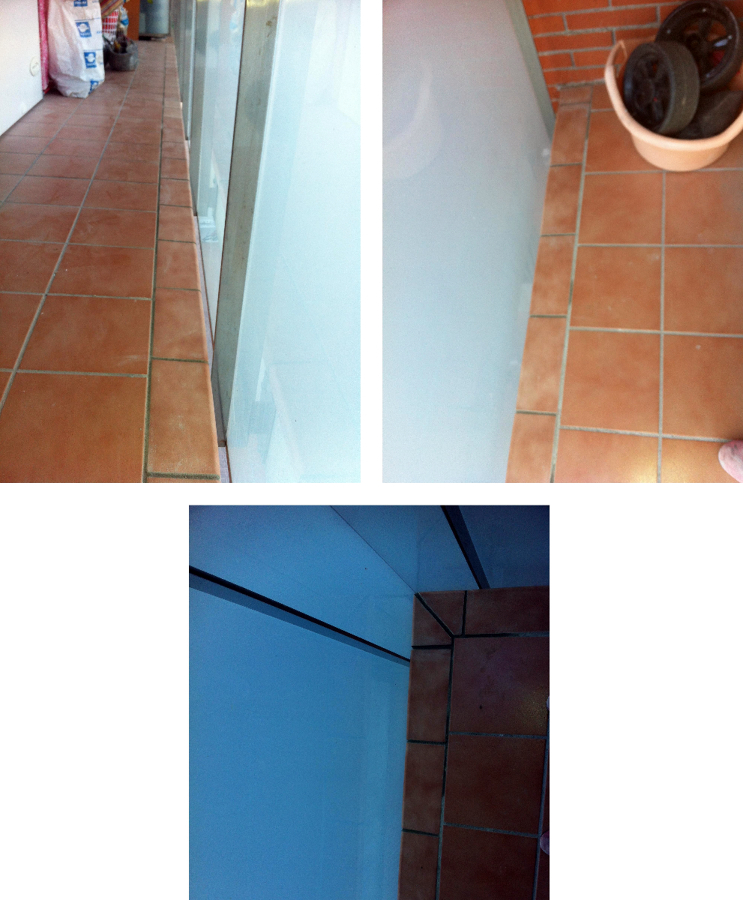 Colocacion de vierteaguas en El prat de LLobregat 