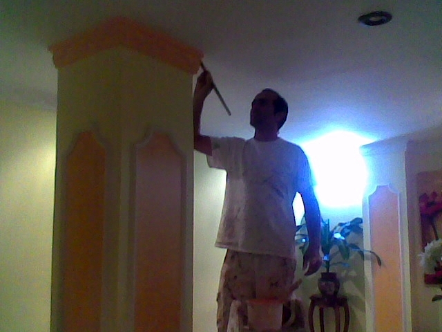 columna subida escalera