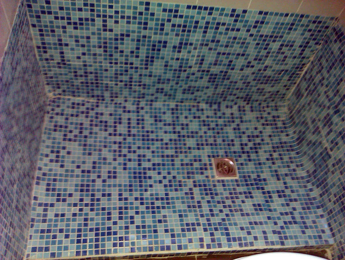 como hacer un plato de ducha de obra