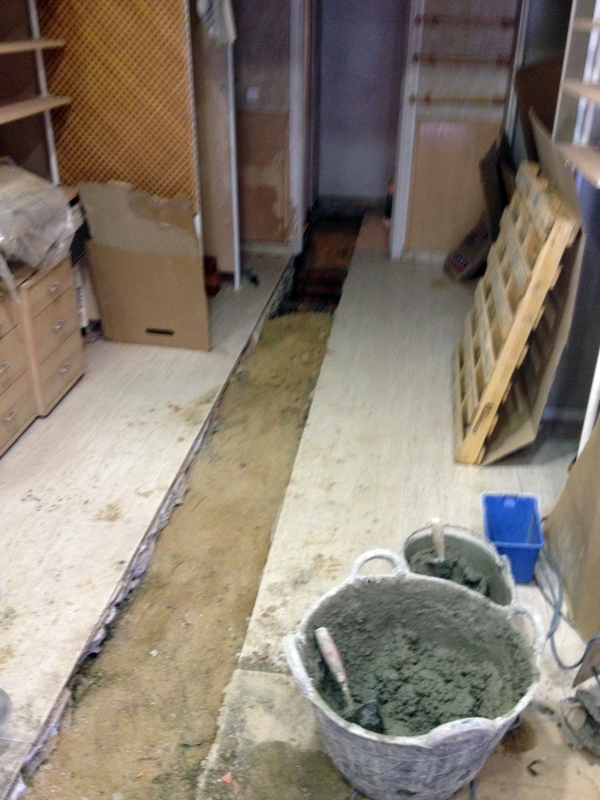 Compactación de zanja