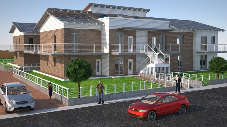 Complejo residencial de 16 vivienda