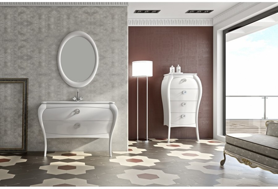 Mueble de baño vintage-moderno