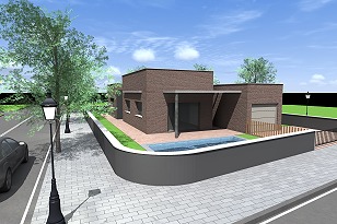 CONSTRUCCION CASA  A CASTELL D'ARO